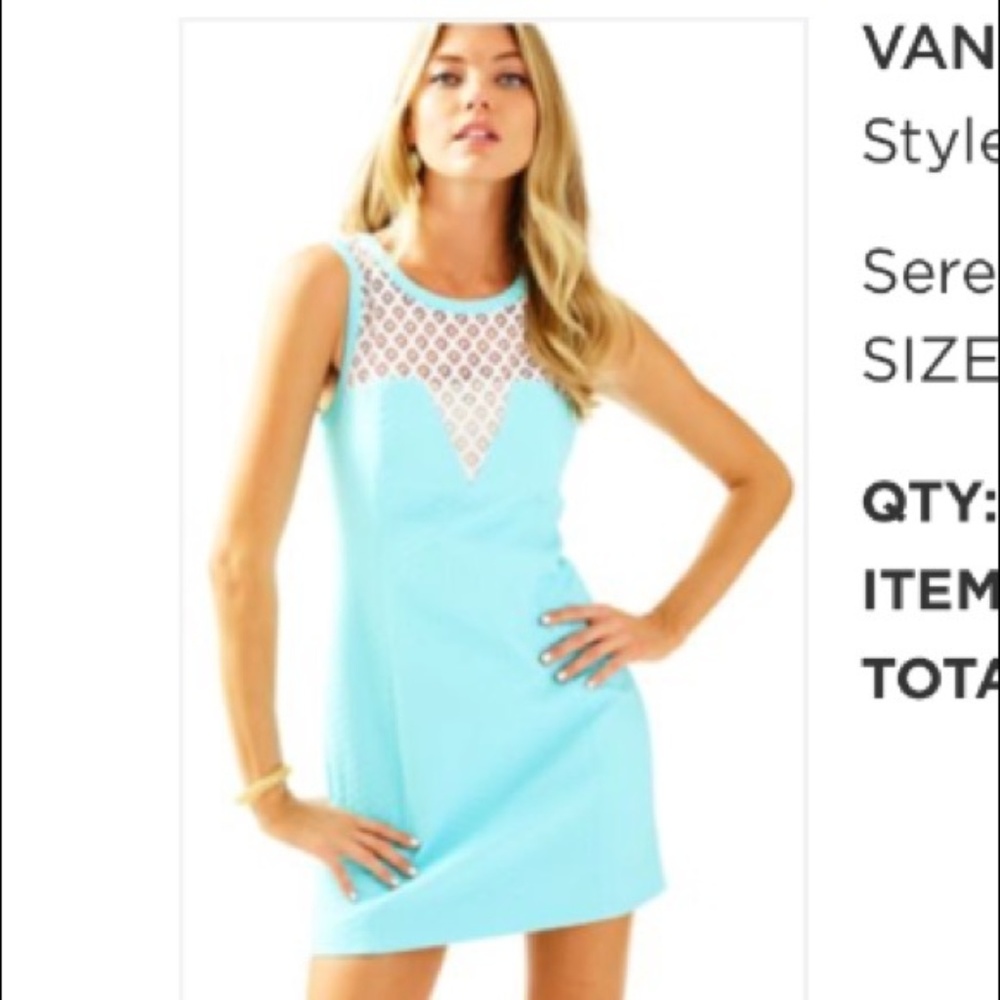 Lilly Pulitzer Blue Vandalia Shift Dress